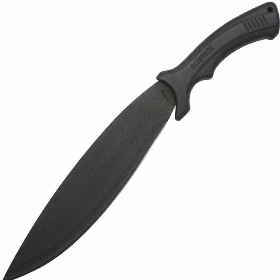 Blade * | Affordable Price Schrade Mini Bolo Ii Machete, 12 Black Blade, Rubber Handle 1100056