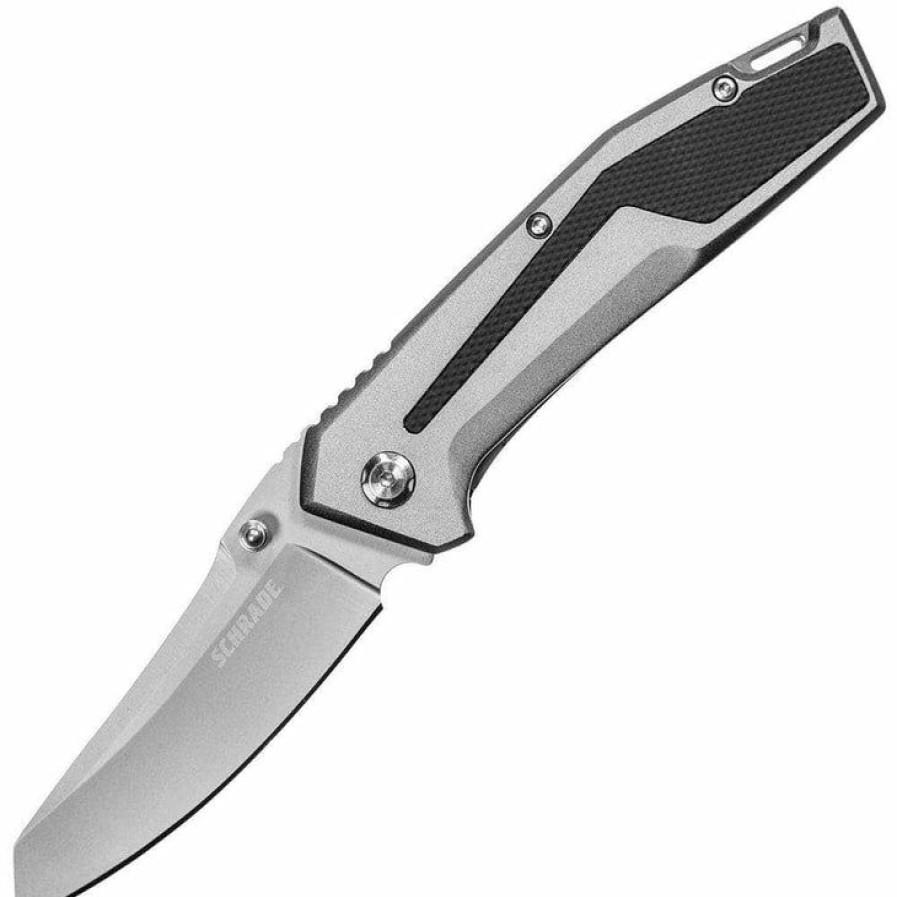 Blade * | Affordable Price Schrade Sch705, 3.25 Bead Blast Blade, Aluminum Handle 1084289