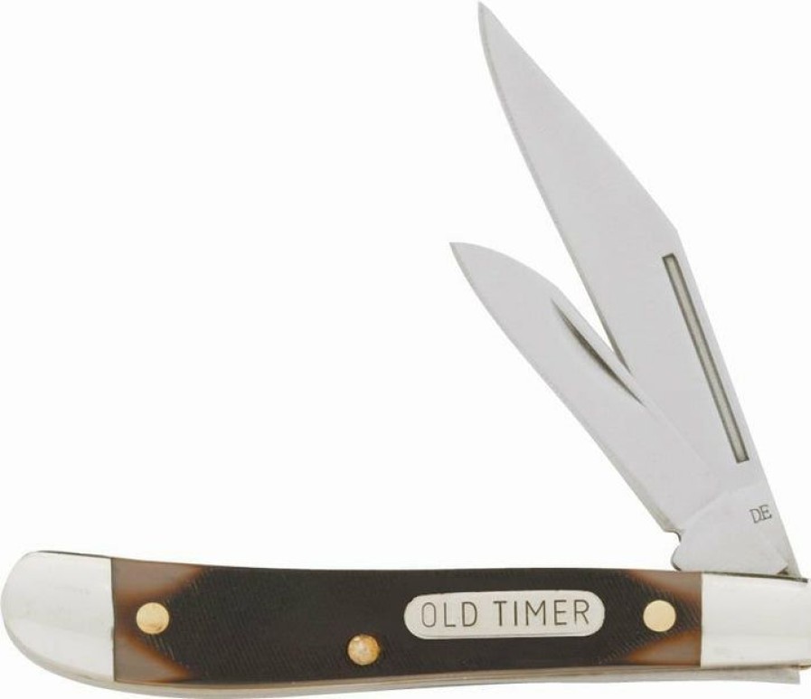 Pocket Knives * | Moderate Price Schrade Old Timer 72Ot 2 7/8 Dog Leg Jack 2-Blade Pocket Knife